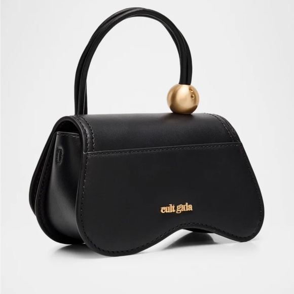 Cult Gaia Kazia Nano Leather Top Handle Bag - Picture 3 of 7